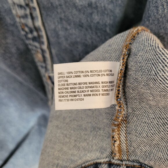 Future Collective Womens Size 18 Denim Shirt Dress With Button Front & Pockets L - Picture 8 of 8